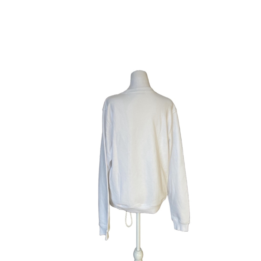 Men's Air Dior Jordan Wings White Sweatshirt Size L - Picture 3 of 4